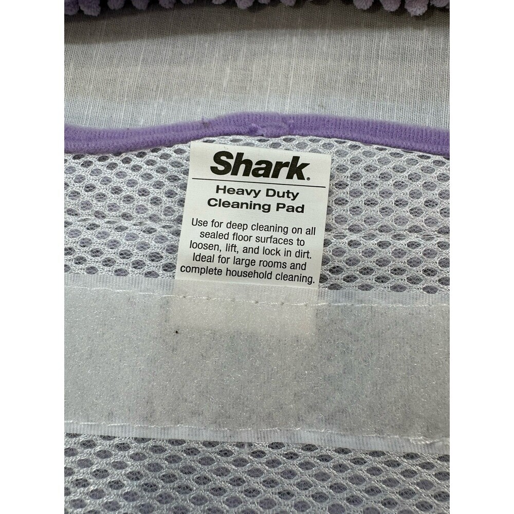 2 Shark Heavy Duty Pad Replacement Light & Easy Steam Mop Purple - Picture 2 of 2